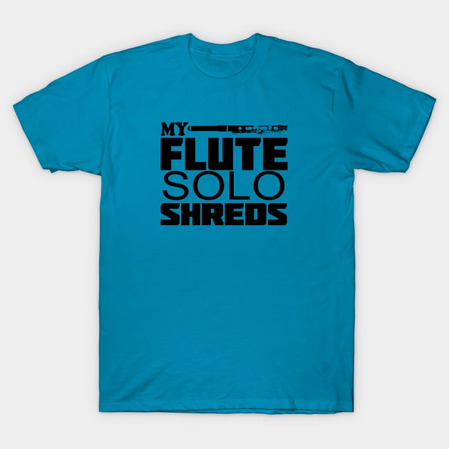 Flute Shreds T-Shirt by Rockwelder